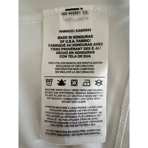 Nike White Dri-Fit Racerback Tank Top - Picture 4 of 5